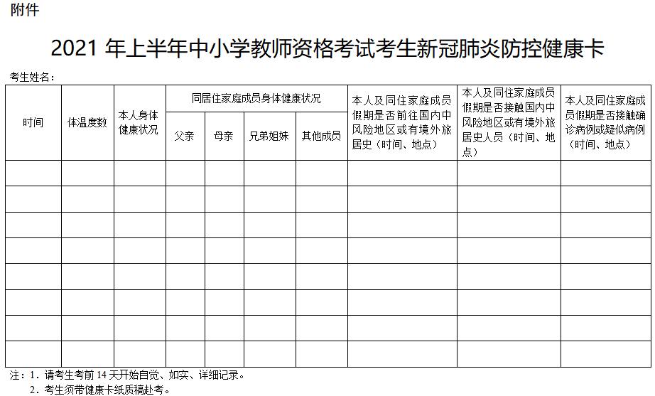 湖南省2021年上半年中小學(xué)教師資格考試報(bào)名、考試安排(圖2)